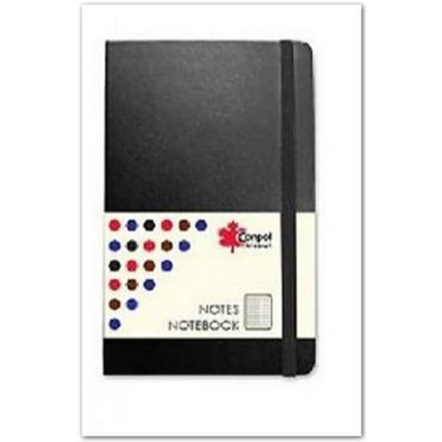 NOTEBOOK WITH ERASER A5 96 SHEETS GRID HARD COVER MIX OF COLORS CANPOL NA5-96K